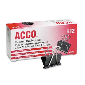 Acco Medium Binder Clips